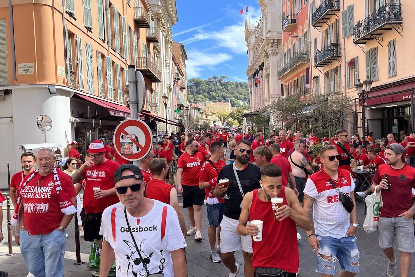 Read more about the article Köln-Fans hinterlassen schlechten Eindruck in Nizza