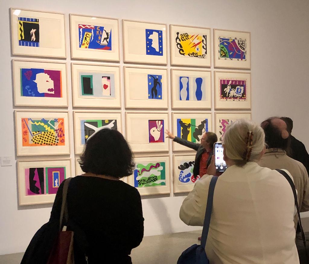 Arbeiten von Matisse nehmen im Folkwang-Museum breiten Raum ein - zu seinen Arbeiten gehört auch sein Plakat "Arbeit und Freude" in Nizza.